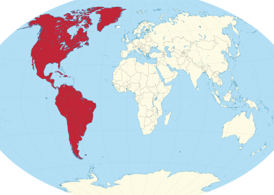 1200px Americas in the world (red) (W3).svg