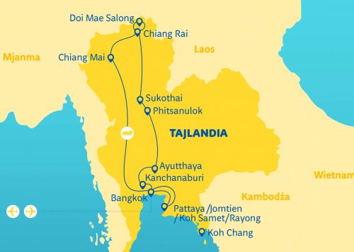 TAT   TAILANDAS MAP RESULT