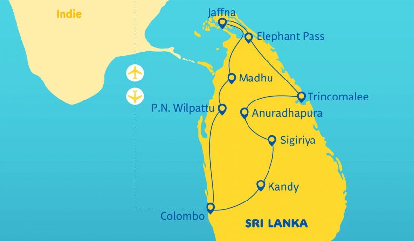 SLR   SRI LANKA MAP RESULT