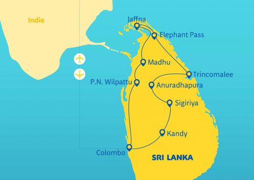 SLR   SRI LANKA MAP RESULT