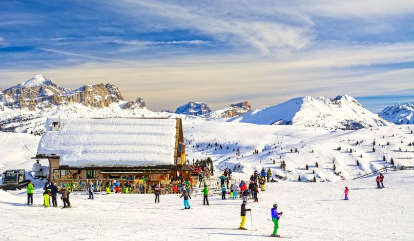 Slidinėjimo safaris Italijoje 9 d. (Sella Ronda, Kronplacas, Val Gardena)